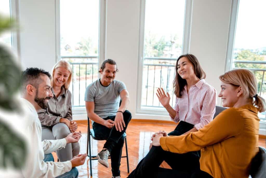 Randomized controlled trials have highlighted the benefit of group models and group dynamics as an addition to individual therapy. Utilizing support groups, group psychotherapy, or other forms of support groups help with recovery from substance use disorders.